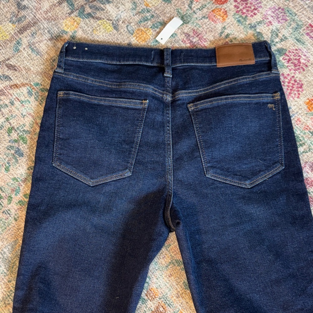 Madewell Dark Blue Women's 9” Mid-Rise Skinny Jeans Size 29 NWT - Picture 7 of 8